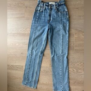 Abercrombie & Fitch Curve Love 90s Stretch Ultra High Rise